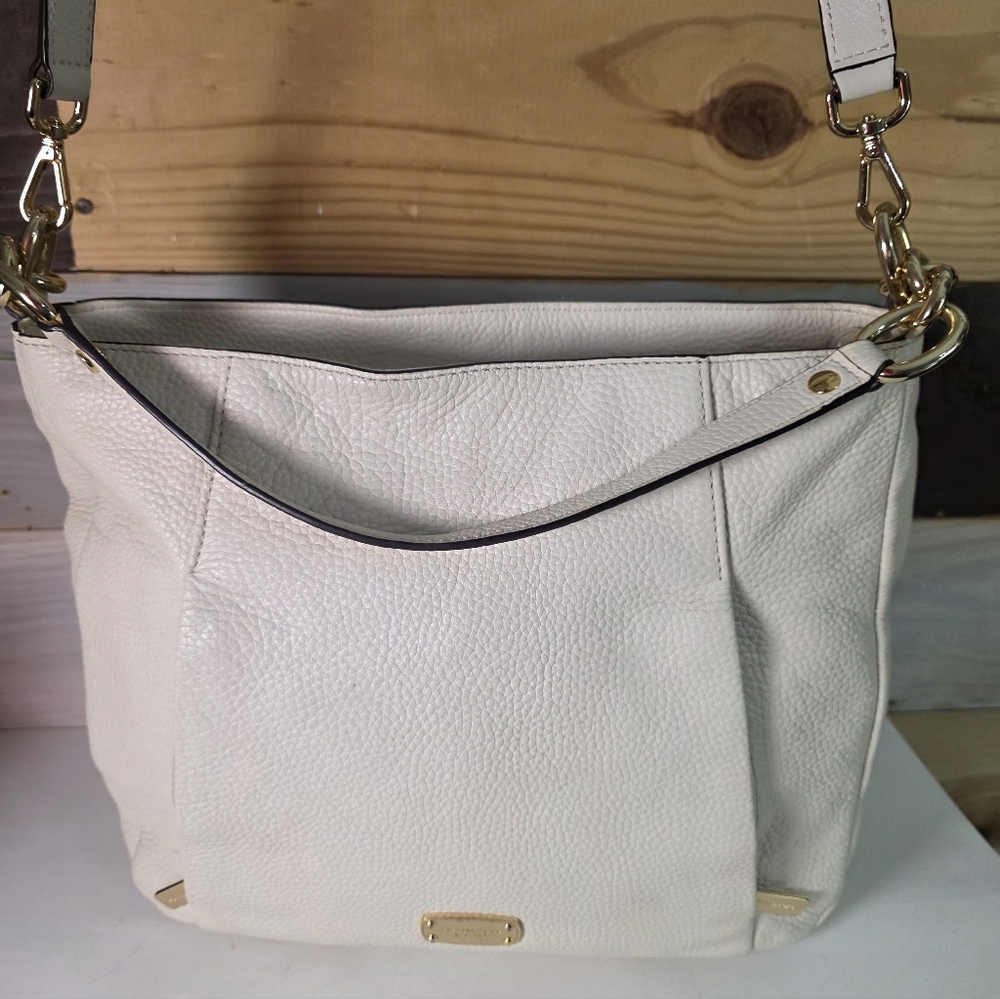 Michael Kors Hallie large leather Hobo Shoulder Crossbody - Picture 9 of 16